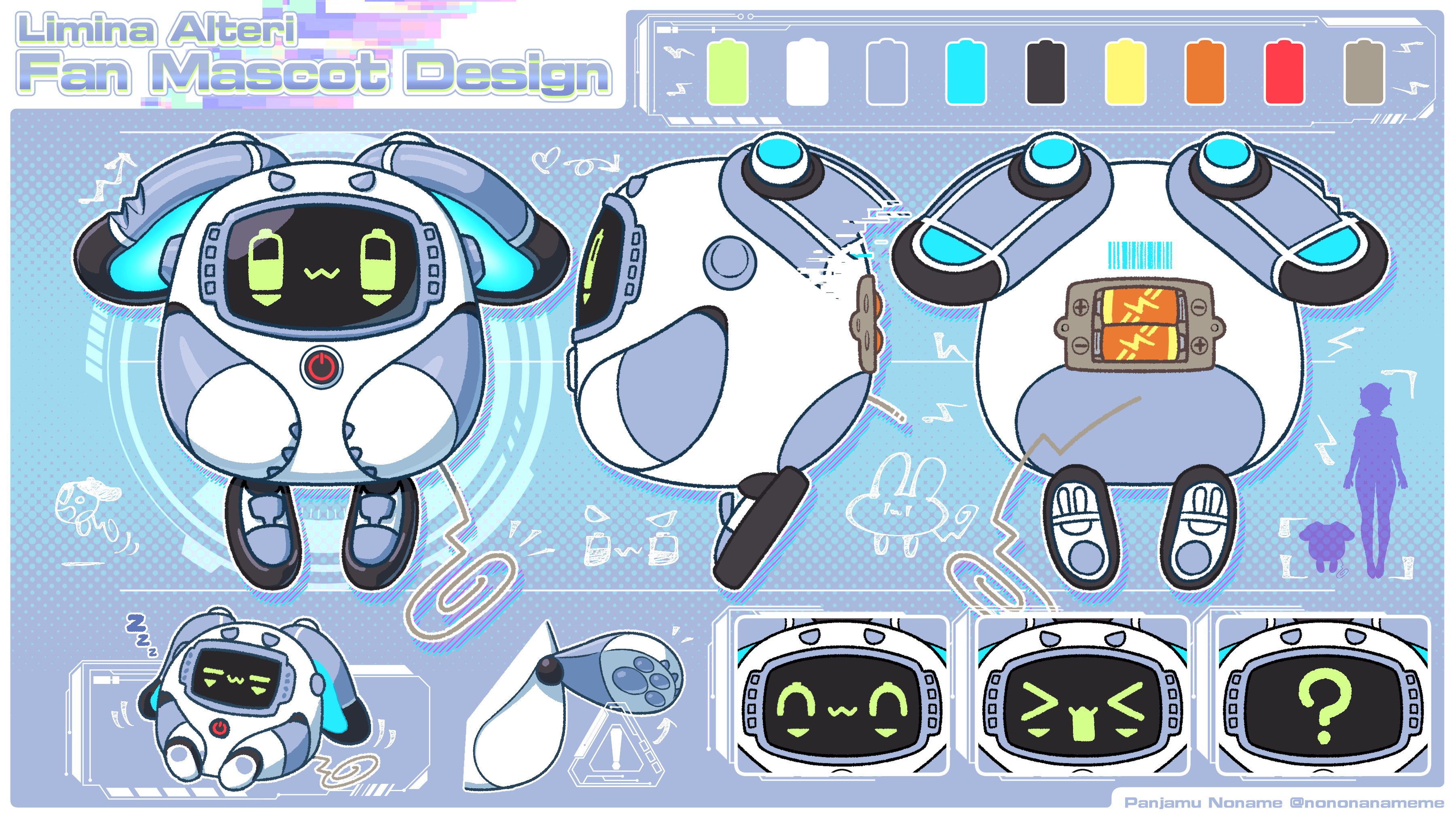 Limina Alteri Mascot Reference Sheet