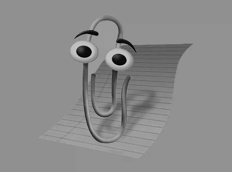 Monochrome Clippy